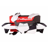 Z - POLISPORT MX KIT KTM 85SX 13-17 - WHITE