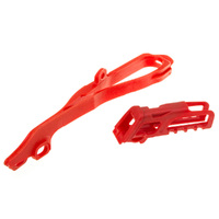 Z - POLISPORT CHAIN GUIDE & SLIDER KIT HONDA - RED [B12]