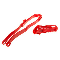 Z - POLISPORT CHAIN GUIDE & SLIDER KIT HONDA - RED [B12]