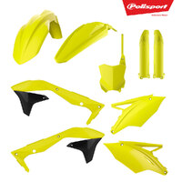 Z - POLISPORT MX KIT KAWASAKI KX450F 16-18 - FLUORO YELLOW (INCL F/G)