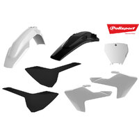 POLISPORT MX KIT HUSQVARNA TC-FC 16-18 - WHITE/BLACK