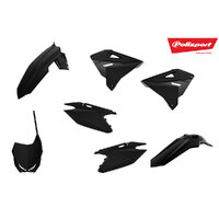 POLISPORT MX KIT - RESTYLE - SUZUKI RM125/250 01-08 - BLACK