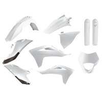 POLISPORT ENDURO KIT GAS GAS EC/ECF - WHITE (INCL H/L MASK)