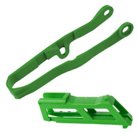 Z - POLISPORT CHAIN GUIDE & SLIDER KIT KAWASAKI - GREEN