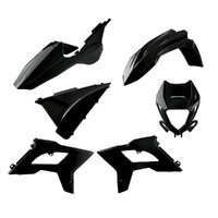 POLISPORT MX RE-STYLE KIT BETA RR 2T/4T 18-19 - BLACK (INCL H/L MASK)