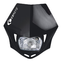 (NEW) CEMOTO HEADLIGHT X-FUSE BLACK