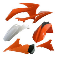 (NEW) CEMOTO KIT KTM SX (12) SX-F (11-12) ORANGE/WHITE OEM