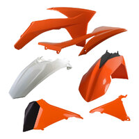 (NEW) CEMOTO KIT KTM SX/XC-F (11) ORANGE/WHITE OEM