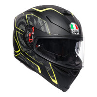 Z - AGV K5-S TORNADO MATT BLACK/YELLOW FLUO S (0041A2HY039005)