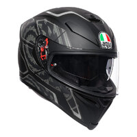 Z - AGV K5-S TORNADO MATT BLACK/SILVER MS (0041A2HY040006)