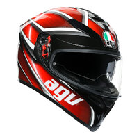 Z - AGV K5S TEMPEST BLACK/RED MS (210041A2MY050)