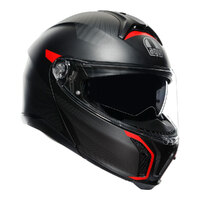 AGV TOURMODULAR FREQUENCY MATT GUNMETAL/RED S (211251E20Y005S)