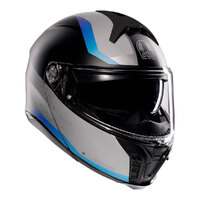 AGV TOURMODULAR STRAY MATT BLK GREY BLUE S