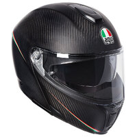 Z - AGV SPORTMODULAR -TRICOLORE MATT CARBON/ITALY S ( 1201A2IY 001 005 )