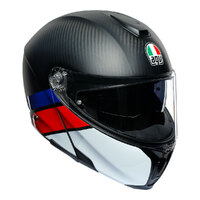 Z - AGV SPORTMODULAR - LAYER CARBON/RED/BLUE M (201201A21Y011007)