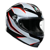 AGV K6 - FLASH MATT BLACK/GREY/RED