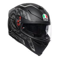 AGV K5 S TORNADO MATT BLACK/SILVER