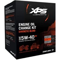 Can-Am XPS 4t 5w-40 Synthetic Blend Oil Change Kit