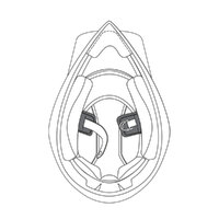 AGV CHINSTRAP PADS - AX9 XXS-XS (20KIT76305)