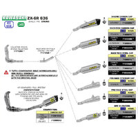 ARROW 71712MI [AOE]: LINK PIPE N-C SST - KAWASAKI           [4