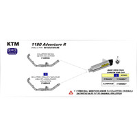 ARROW 71809PK [AOE]: MAXI RACE-TECH TITANIUM W CBN E/C - KTM    [3