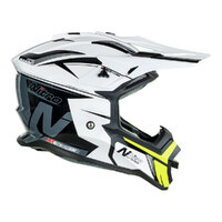 NITRO MX760 WHITE/GREY/FLURO GREEN S