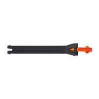 TCX SP: TOOTHED BAND ALU PULL L 17.0CM BLACK/ORANGE FLUORO (TBANDAL/NEOF)