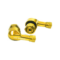 VALVE STEM GOLD T/L LA CORSA 11.3MM (PAIR) (JAP)