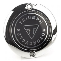 Triumph Genuine Medallion Chrome Clutch Badge - Triumph Classics 2016- (A9610255)