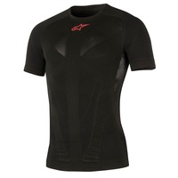 TECH TOP SS SUMMER | Black Red /XS-S