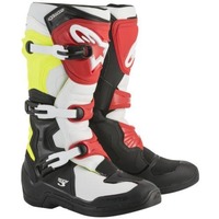 TECH 3 | BLACK WHITE FLURO YELLOW RED (1053) / 09 $#$