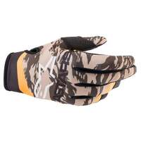 Alpinestars Radar Gloves - Military Green/Sand/Camo/Tangerine 