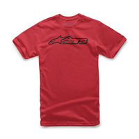 KIDS BLAZE TEE | RED BLACK / XS