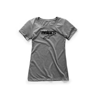 WOMENS HERITAGE BLAZE TEE | GREY HEATHER / L