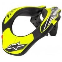 YTH NECK SUPPORT OS | BLACK FLURO YELLOW L/XL ages 8-14yrs