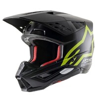 ALPINESTARS SM5 COMPASS HELMET ECE - Black Matt Fluro Yel