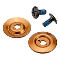 GRINGO S / LANE SPLITTER HARDWARE KIT | BLACK SCREW / BRONZE BASEPLATE