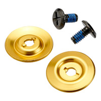 GRINGO S / LANE SPLITTER HARDWARE KIT | BLACK SCREW / GOLD BASEPLATE