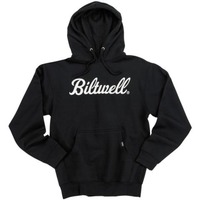 SCRIPT PULLOVER HOODIE | BLACK / S