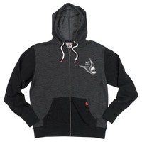 WINGS THIN HOODIE | BLACK/CHARCOAL LARGE