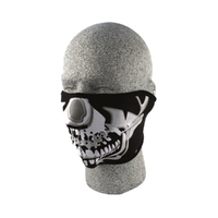 NEOPRENE FACE MASKS - CHROME SKULL