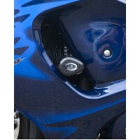 R&G AERO CRASH PROTECTORS BLACK NO-CUT SUZ GSX1300R '08-