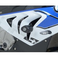 R&G AERO CRASH PROTECTORS BLACK NO-CUT BMW S1000RR '12 / HP4 '09-'14