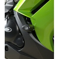 R&G AERO CRASH PROTECTORS BLACK KAW ER6-F '12-'15