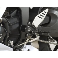 R&G AERO CRASH PROTECTORS BLACK S/ARM PIVOT KAW ZX6R '13-