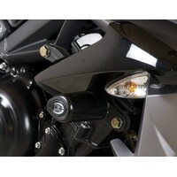 R&G AERO CRASH PROTECTORS BLACK TRI STREET TRIPLE'/R 13-