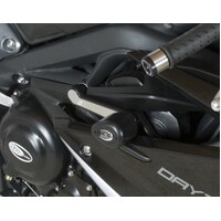 R&G AERO CRASH PROTECTORS BLACK TRI DAYTONA 675 '13-