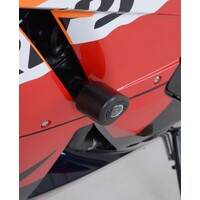 R&G AERO CRASH PROTECTORS BLACK NO-CUT HON CBR600RR '13-