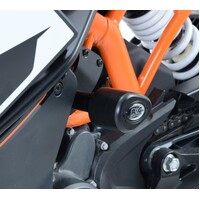 R&G AERO CRASH PROTECTORS BLACK NO-CUT KTM RC 125/200/390 VARIOUS