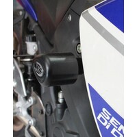 R&G AERO CRASH PROTECTORS BLACK YAM YZF-R25 14- YZF-R3 '15-